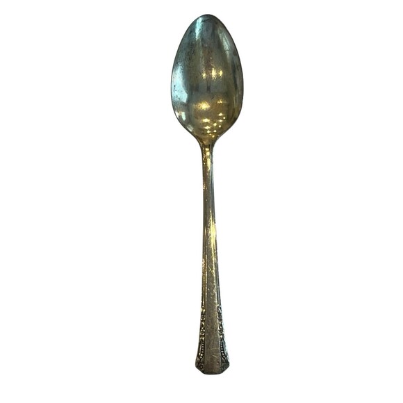 1881 Rogers Del Mar Vintage Silverplate Oneida Silver Teaspoon 1 Pc 2415 - Picture 2 of 6